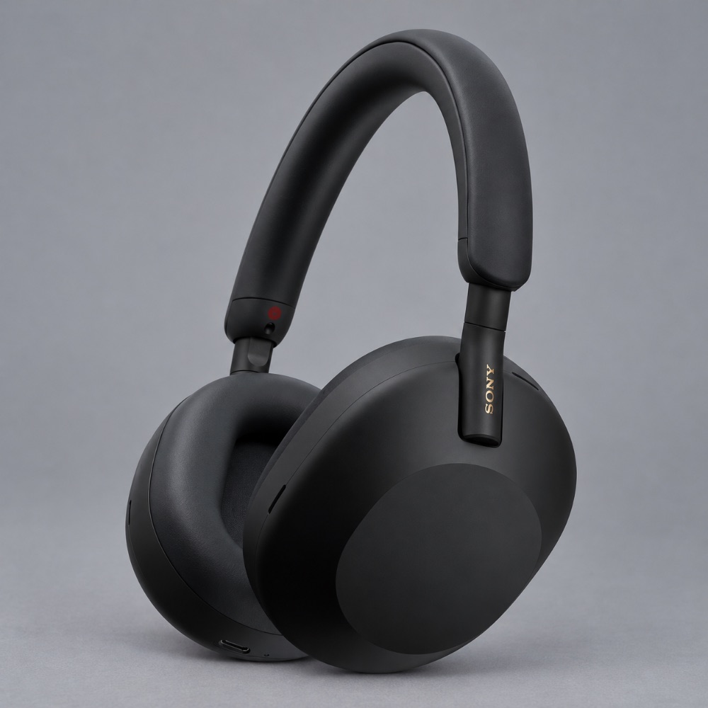 Sony WH-1000XM5 Noise Cancelling, černá – fotografie 1